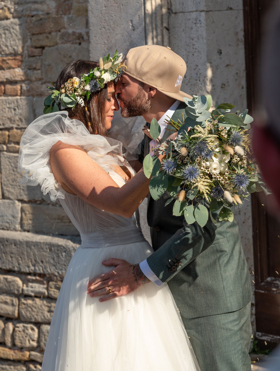Wedding floral design in Le Marche, Italy
