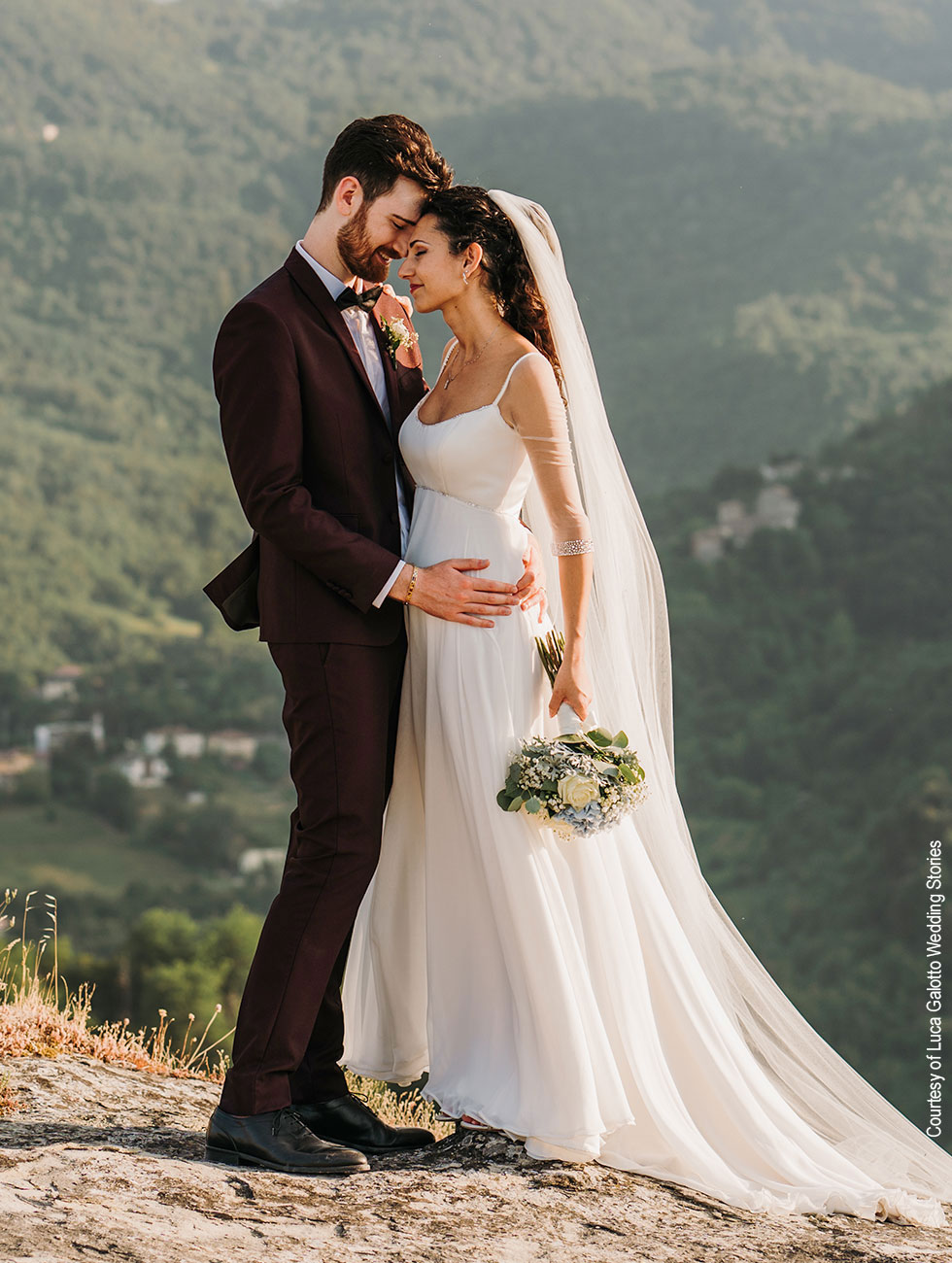 Wedding floral scenery