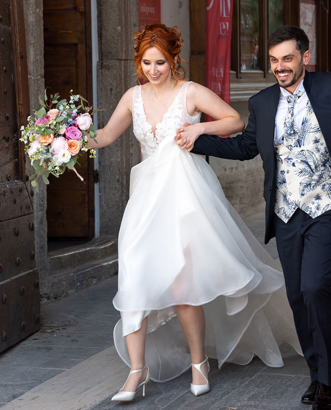 Japanese-inspired wedding flowers in Ascoli Piceno