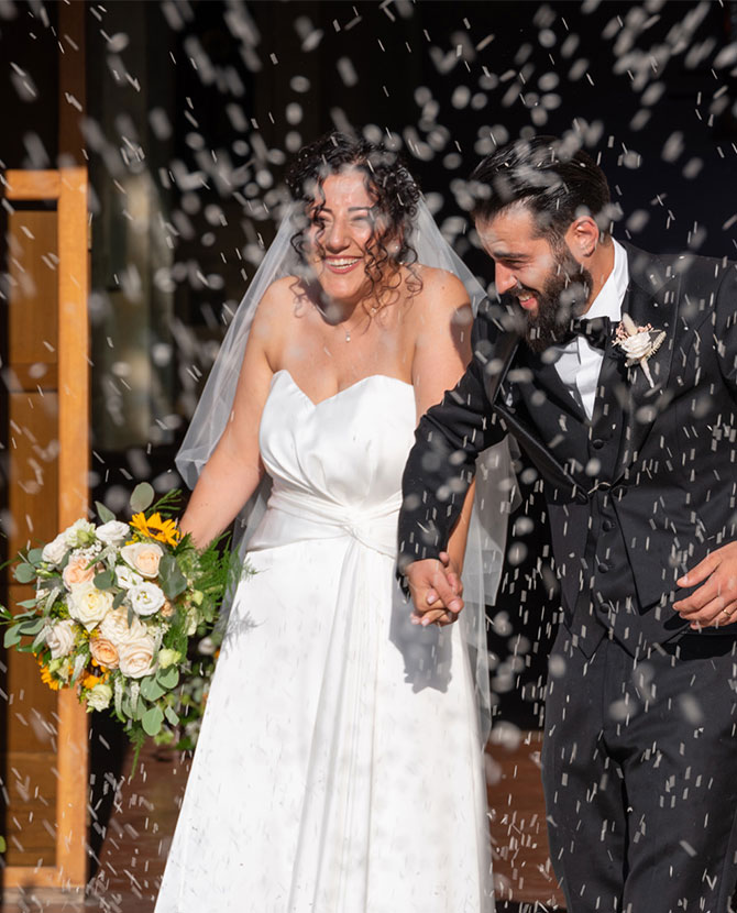 Candle Lights wedding flowers in Ascoli Piceno