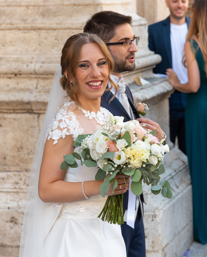 Wedding flowers in Offida, Le Marche