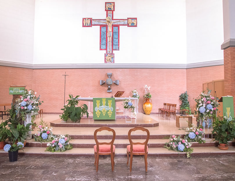 Flower arrangements for church and ceremony